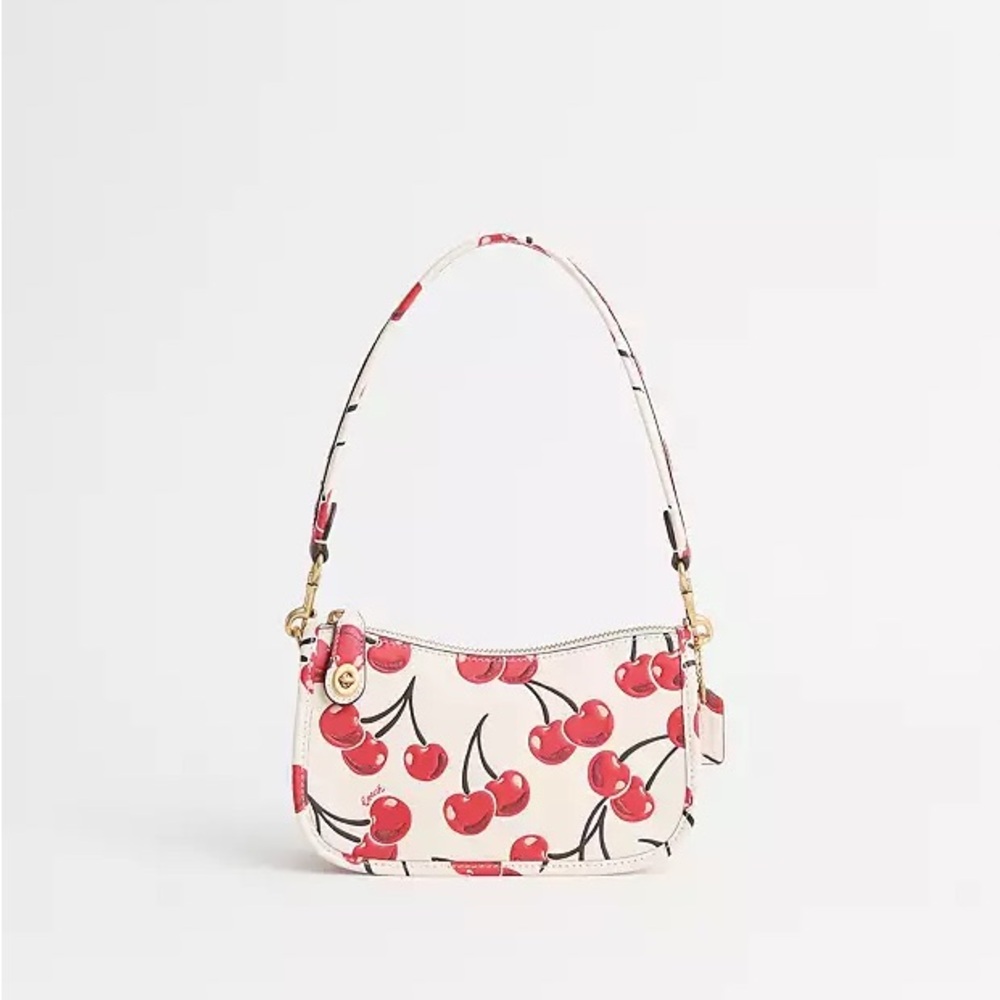 Coach Swinger Bag 20 with Cherry Print - Picture 4 of 9